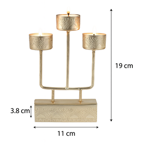 เชิงเทียนตกแต่ง 3 แขน - Product Image 3