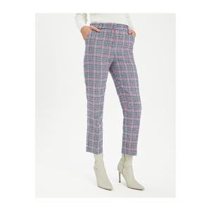 Pantalones de Franela a Cuadros para Mujer BGN, Modelo Turquía W24P147 - Product Image 3