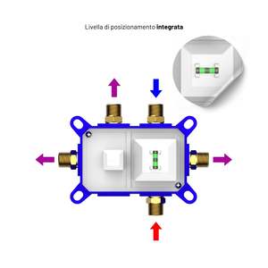 Single-Lever Shower Mixer 3-Way Wall-Mounted with Diverter Age Series*** Col Built-in Box System <b>Bathroom</b> <b>Faucet</b> <b>Accessories</b> - Product Image 6