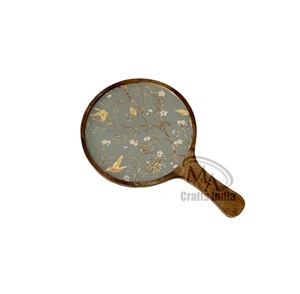 Assiette de service à pizza en bois personnalisée et faite à la main, autocollant en bois de différentes tailles de haute qualité pour plat et assiette à pizza - Product Image 1