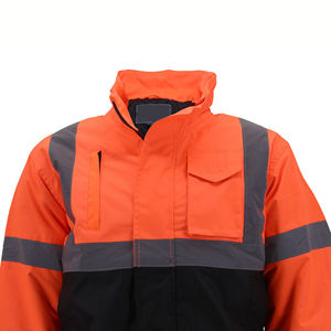 Chaqueta de Seguridad de Trabajo Color Naranja, Impermeable, de Alta Visibilidad, Softshell, la Mejor Chaqueta de Seguridad de Alta Calidad con Logotipo Personalizado OEM - Product Image 3