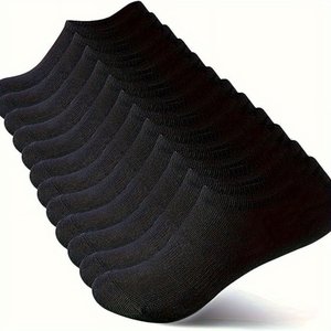 Men's Breathable Deodorant <b>Low</b> <b>Cut</b> Ankle <b>Socks</b> 10/20/30/40/50 Pairs-Sweat Wicking Comfortable Summer Wear - Product Image 2