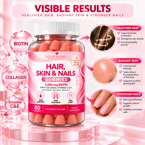 Gommes multivitaminées A et C de haute qualité pour femmes, gommes blanchissantes et éclaircissantes pour adultes avec vitamines, soutien immunitaire - Product Image 4