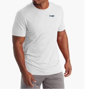 เสื้อยืดคอตตอนรัดไหล่ของผู้ชายแบบแห้งเร็วคุณภาพสูงสำหรับผู้ชายขายส่ง - Product Image 3