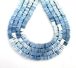 Бусины из натурального синего опала - Product Image 1