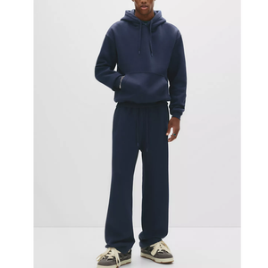 Chándal Deportivo Informal de Primavera, Unisex, Personalizado OEM, de Algodón y Felpa, con Capucha, Color Sólido, Ecológico, Precio Económico al por Mayor - Product Image 1