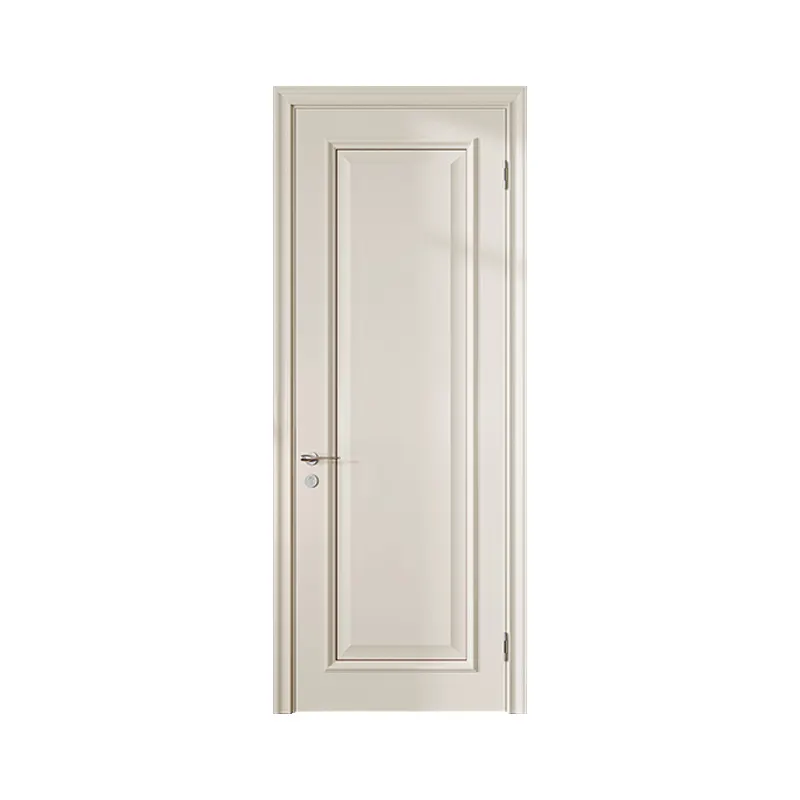 Minimalist European apartment building project wooden Doors