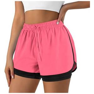 Shorts de course extensibles pour femmes, pour une mobilité flexible pendant la course et les entraînements en salle de sport - Product Image 1