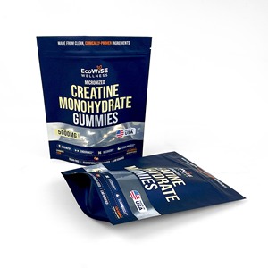 Sacchetti di polvere proteica stampati su misura imballaggi in plastica per il Fitness in polvere <span class=keywords><strong>Stand</strong></span> up custodia richiudibile chiusura a cerniera borsa cibo - Product Image 3