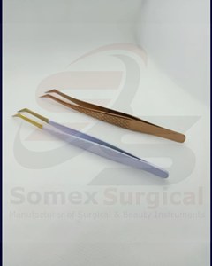 100% alta calidad nuevo estilo Premium pestañas pinzas mano antideslizante nuevo diseño mejorar pestañas pinzas - Product Image 4