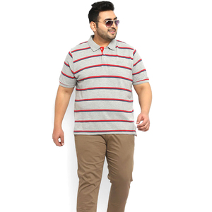 Camisetas de polo de talla grande de algodón 100% personalizadas para hombre Camisetas de polo de diseño estampado de pantalla de manga corta de gran tamaño Servicio OEM - Product Image 3