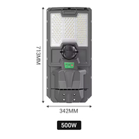 Lampu Jalan Tenaga Surya LED 300w 500w WIFI Kontrol Aplikasi CCTV Kamera CCTV 4G Terintegrasi Lampu Jalan Tenaga Surya dengan Kamera CCTV Luar Ruangan