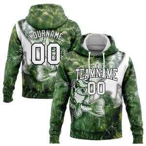 Sudadera con capucha de pesca para clima frío con forro polar a prueba de viento de manga larga ropa deportiva para exteriores sudadera cómoda para protección cálida - Product Image 1