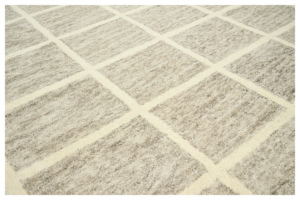 Alfombra Moderna Geométrica Hecha a Mano, Rectangular, de Lana, Antideslizante, con Base Extra Gruesa y Afelpada, para Sala de Estar y Uso Doméstico - Product Image 3