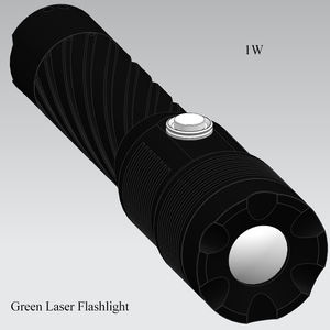 <span class=keywords><strong>Linterna</strong></span> láser de mano impermeable superbrillante IP65 con carga USB de cuerpo de aluminio de haz largo para acampar - Product Image 2