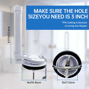 3 inch một mảnh nhà vệ sinh tuôn ra van với cái mỏ và chuỗi - Product Image 3