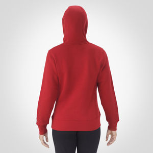 Custom <b>Women's</b> High Quality Cotton Polyester <b>Fleece</b> Comfit Hoodie <b>Jogger</b> Suit Winter 3D Embroidery Logo Pocket Drawstring - Product Image 3