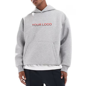 เสื้อฮู้ดผ้าฝ้าย100% 400 GSM รุ่นใหญ่พิเศษสำหรับผู้ชายพิมพ์โลโก้ได้ตามต้องการ - Product Image 1