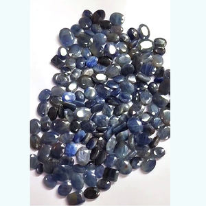 155 pièces de saphir bleu naturel 6mm à 18mm facette ovale 1000 cts lot Iroc ventes haute qualité saphir corindon pierre précieuse en vrac - Product Image 1