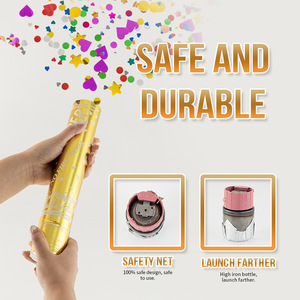 Canons à confettis à torsion manuelle - Poppers pour fêtes d'anniversaire, pétards de célébration pour bars, feux d'artifice festifs pour toutes les occasions - Product Image 5