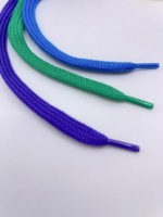 Lacets plats tressés durables et écologiques en polyester/nylon/coton de haute qualité - Longueur 120 cm, couleur personnalisée pour vêtements