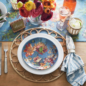 Placas de cargador de ratán más vendidas Mantel individual de ratán bohemio OEM Placa de cargador de mimbre de gran oferta con MOQ bajo de Vietnam - Product Image 6