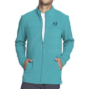 ผลิตในประเทศปากีสถาน เสื้อสครับผู้ชายแบบใหม่ล่าสุด ดีไซน์ทันสมัย แขนยาว ผลิตจากผ้าสแปนเด็กซ์/โพลีเอสเตอร์ คุณภาพสูง เหมาะสำหรับใช้ในโรงพยาบาล - Product Image 1