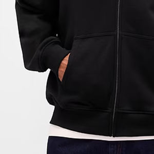 Sweat à capuche pour homme à prix avantageux avec fermeture éclair, matière de haute qualité avec capuche pour un confort en hiver, design tendance avec logo personnalisé - Product Image 3