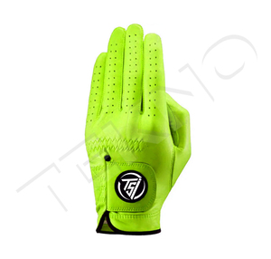 Guantes de golf de dedo completo de color personalizado para hombres deportes al aire libre tela de malla de Pu lavable mano derecha e izquierda multicolor - Product Image 4