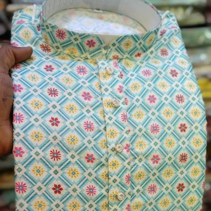 Nouveau traditionnel hommes Kurta Collection festive lourde rayonne coton tissu Long Style de travail pour adultes vêtements indiens et pakistanais - Product Image 1