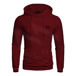 Sweat à capuche de couleur unie avec couverture complète de pull Sweat à capuche complet imprimé pour hommes Vente en gros Sweats à capuche pour hommes Matériel personnalisé - Product Image 1