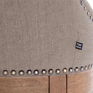 Taburete de Bar Tejido Estilo Sofá de Tela Lisa Lakewood, Modelo Antiguo CLP - Product Image 3