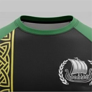 Custom Breathable Eco-Friendly Anti-UV UPF50+ <b>Swim</b> <b>Shirt</b> Long Sleeve Rashguard Compression with Spice Design - Product Image 5