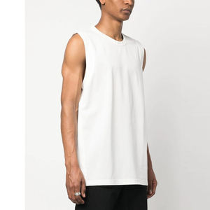 Nueva ropa de gimnasio de verano, camiseta sin mangas para hombre, camiseta sin mangas de Color personalizada para gimnasio, Fitness para hombre, la mejor venta en línea - Product Image 2