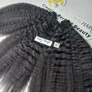 Extensiones de cabello virgen recto rizado de color claro de alta calidad Onda del cuerpo vietnamita crudo Precio al por mayor Cabello virgen de confianza - Product Image 1