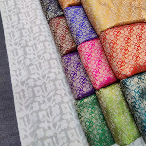 Tela de brocado Jacquard acabado antiguo para ropa Formal informal compra a granel para reventa accesorios de bodas no tejidos niños niñas - Product Image 1