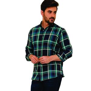 เสื้อเชิ้ตผู้ชายแขนยาวโอเวอร์ไซส์, เสื้อเชิ้ตผ้าฝ้ายหลายสีลำลองใหม่ - Product Image 4