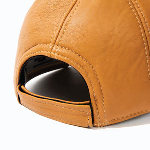 Unisex Adjustable Genuine Sheep Leather Waterproof Baseball <b>Cap</b> with Metal Buckle for Fall <b>Winter</b> Outdoor Sports-FITME SPORTS - Product Image 3