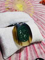 Collier pendentif en corne de buffle fait main, imperméable, avec logo personnalisé, de haute qualité, best-seller 2025, style animal, artisanat naturel
