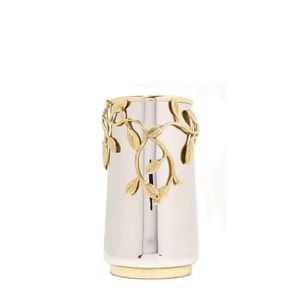 Último diseño único florero de Metal de alta calidad hecho a mano decorativo al por mayor florero decorativo de la mejor calidad - Product Image 3