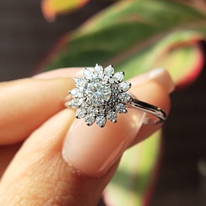 Anillo de diamante de corte redondo de alta calidad de oro de 14K, anillo de compromiso de boda CVD para unisex con certificado IGI, anillos finos - Product Image 5