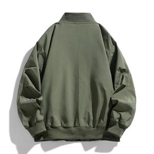 Veste de grande taille pour hommes Manteau de mode ample 130kg Bomber Jacket Men Workwear Cargo Jacket High Street Outwear - Product Image 4