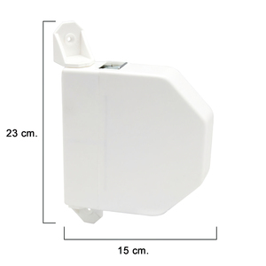 Raccoglitore per Tende a Rullo Bianco con Nastro da 22 mm - Product Image 1