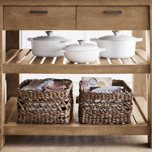 ชุดตะกร้าเก็บผักตบชวาธรรมชาติเป็นมิตรกับสิ่งแวดล้อมชุด3มือคุณภาพสูงจากโรงงานเวียดนามดีไซน์สะดุดตา - Product Image 5