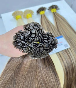 Extensiones de Cabello Humano Vietnamita al por Mayor, Punta Plana, Queratina, Color Piano, Doble Trama, Cabello Natural - Product Image 2