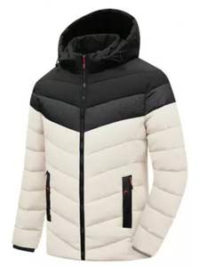 Chaqueta Varsity para Hombre al por Mayor con Cuello Alto y Logotipo Frontal, Impermeable y Transpirable, para Uso en Exteriores en Invierno, Última Llegada - Product Image 3