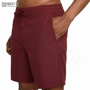 Pantalones Cortos Deportivos Casuales para Hombre, de Secado Rápido, para Entrenamiento, Cintura Media, con Cordón, de Lona, Poliéster/Algodón, Estampados - Product Image 6