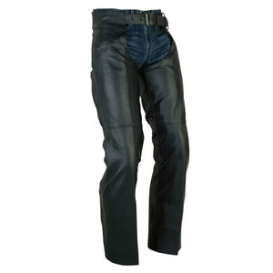 Chaps confortables en cuir véritable élégants bas OEM avec doublure douce pour plus de confort Chaps en cuir léger - Product Image 5