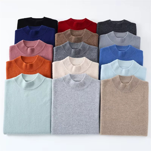 Suéter Ligero de Lana Merino para Hombre, Cuello Redondo, Suave y Transpirable, Tejido de Invierno, Fabricante OEM ODM de Marca Privada - Product Image 2