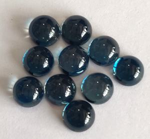 Topaze Bleue de Londres Naturelle Ronde 6mm Cabochon-Topaze Bleue de Londres Ronde - Product Image 5